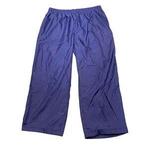 Vintage USA Olympic Track Pants JCPenney Blue Nylon Windbreaker Mens XL Retro